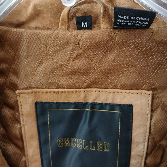 Men's Tan Suede Fringe Jacket - Picture 7 of 16